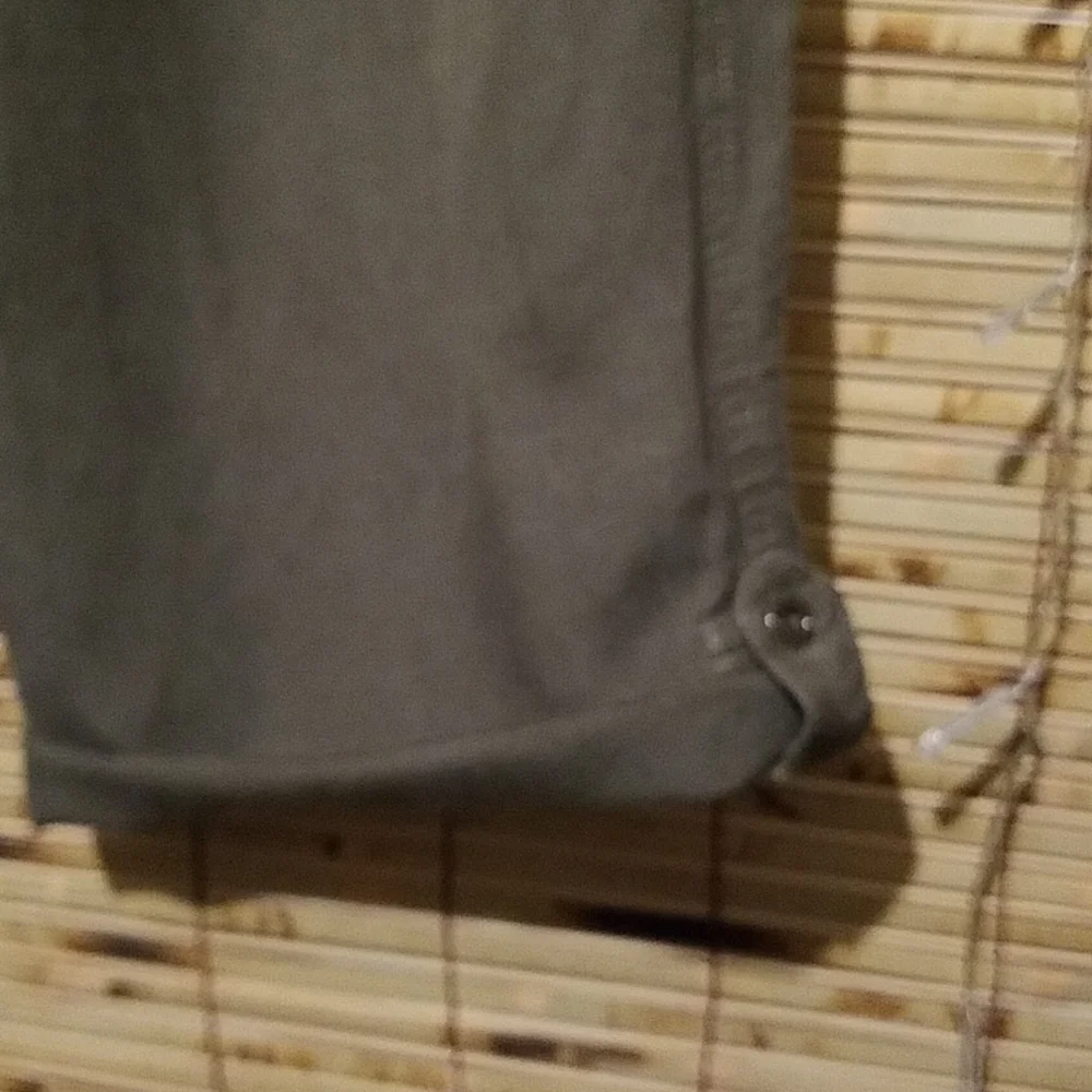 Velvet Heart Dark Green Linen Belted Women's Pant Size Small - Picture 5 of 5